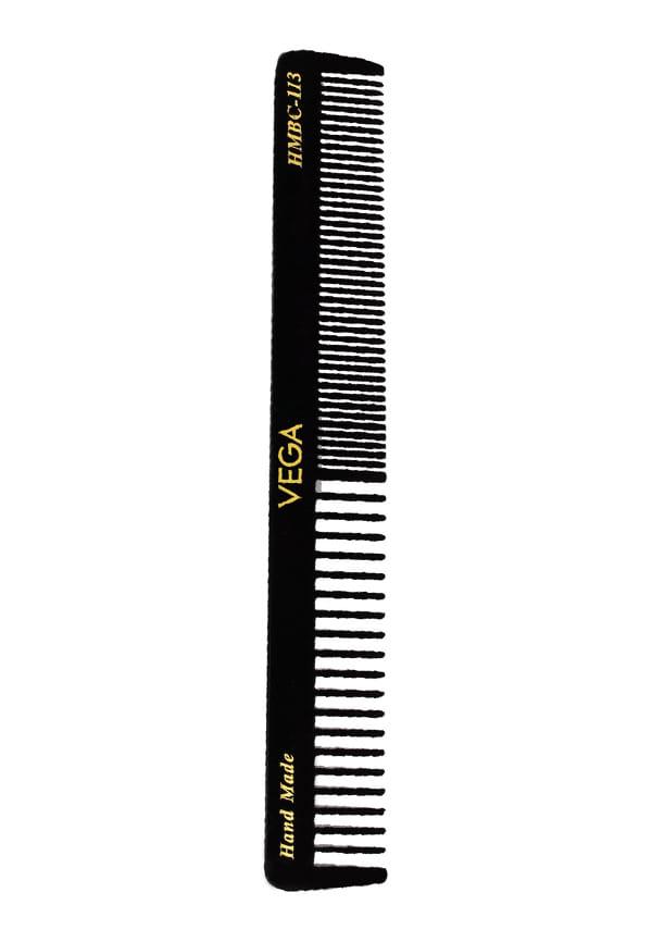 General Grooming Hair Combfor Men and Women, Black,Handmade, (HMBC-113)