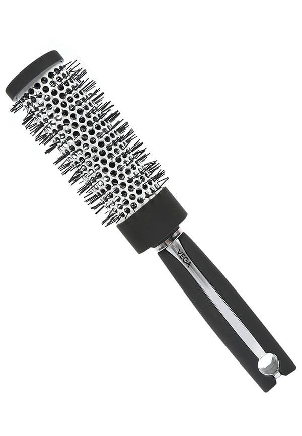 Hot Curl Hair Brushfor Add Shine & Volume, Blow Drying, Perfect for Hair Styling Curling, Straightening, Big (E16-PRB)
