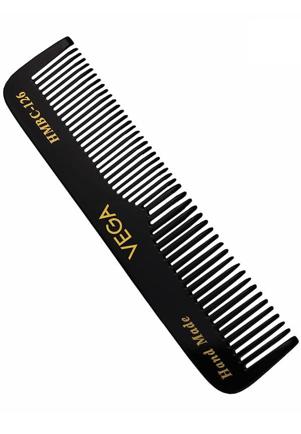 Pocket Hair Comb,Handmadefor Men and Women,Black, (HMBC-126)