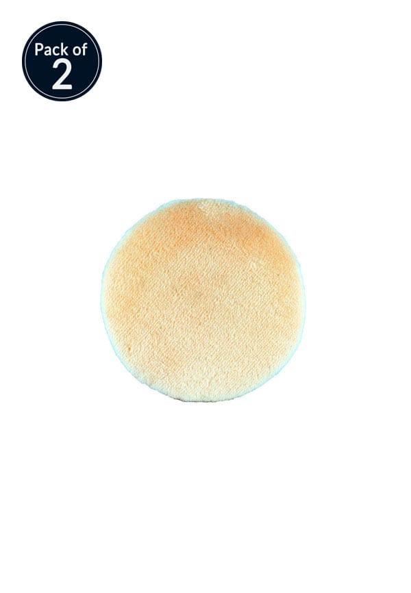 Vega Powder Puff Makeup Cotton Applicator & Foundation Blender, Off White, (PP-75)