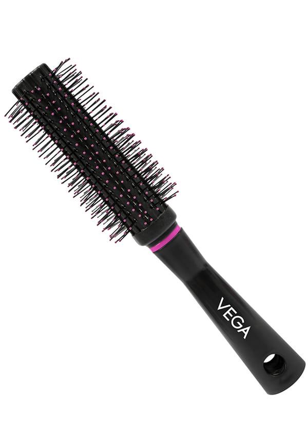 Vega Round Hair Brush (India's No.1* Hair Brush Brand) for Adding Curls, Volume & Waves In Hairs| Men and Women| All Hair Types (R16-RB)