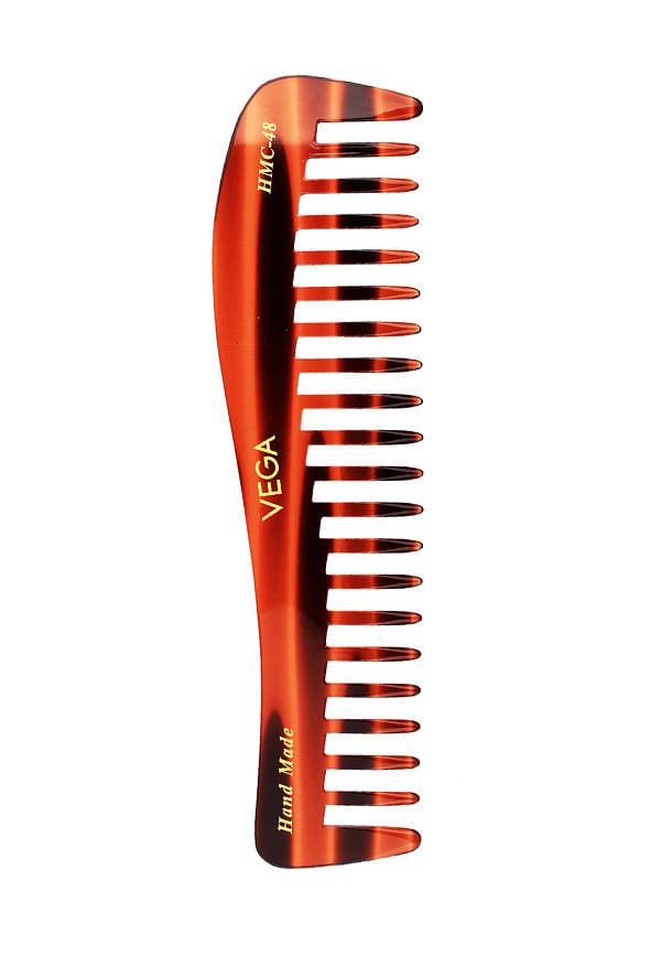 Shampoo Hair Comb with Wide Teeth,Handmadefor Men and Women, (HMC-48)
