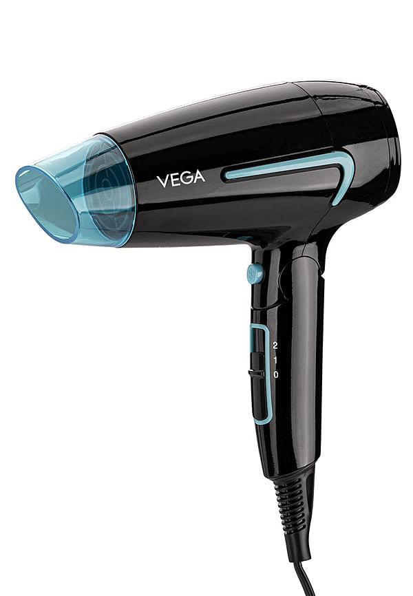 Vega Hair Dryer for Women & Men with Cool Shot Button, (U-Style Dryer 1600 Watts, VHDH-24)
