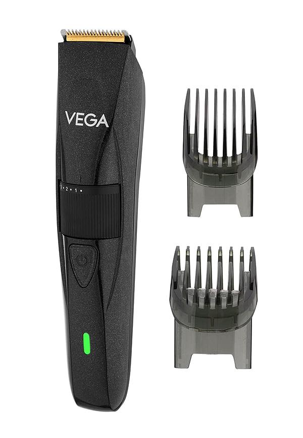 Power Series P-2 Beard Trimmer for men with Titanium Blades, 160 Mins Runtime & 40 Length Settings, Black, (VHTH-26)