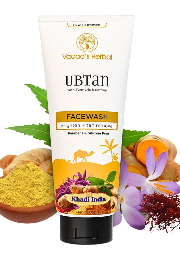 Ubtan with Turmeric & Saffron Face For Wash Brighten & Tan Removal