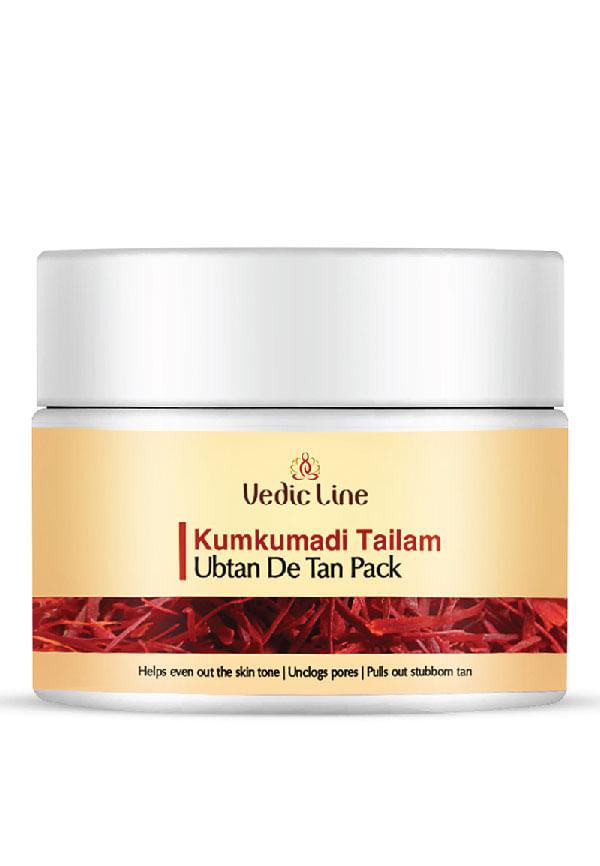Kumkumadi Tailam De Tan Ubtan, Fades Tan, Blemishes & Pigmentation