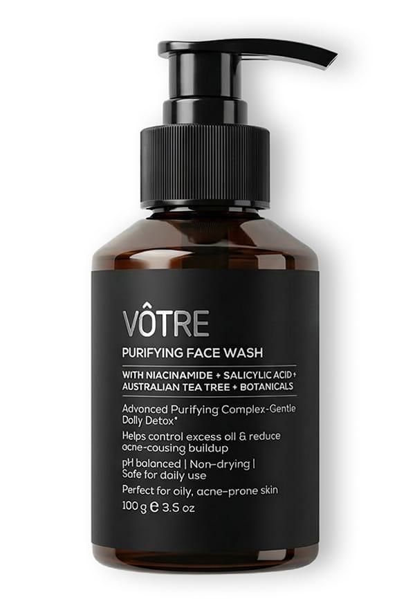 Purifying Face Wash | Niacinamide, Salicylic Acid & Australian Tea Tree | For Daily Purification, Oil Balancing & Skin Clarifying | For Men & Women |