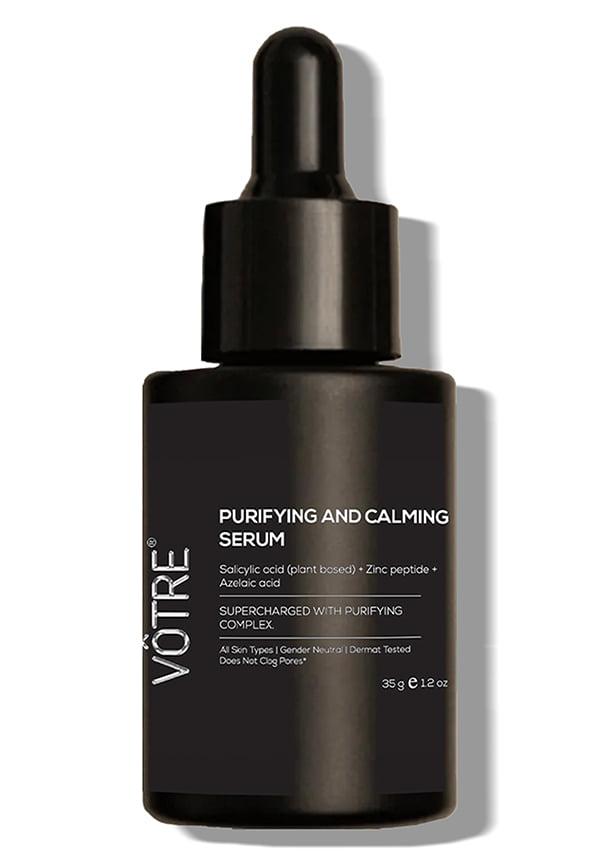 Purifying & Calming Face Serum | Encapsulated Salicylic Acid, Azelaic Acid & Zinc Peptide | For Acne- Prone Skin, Oil Balance & Clearer Looking Skin 