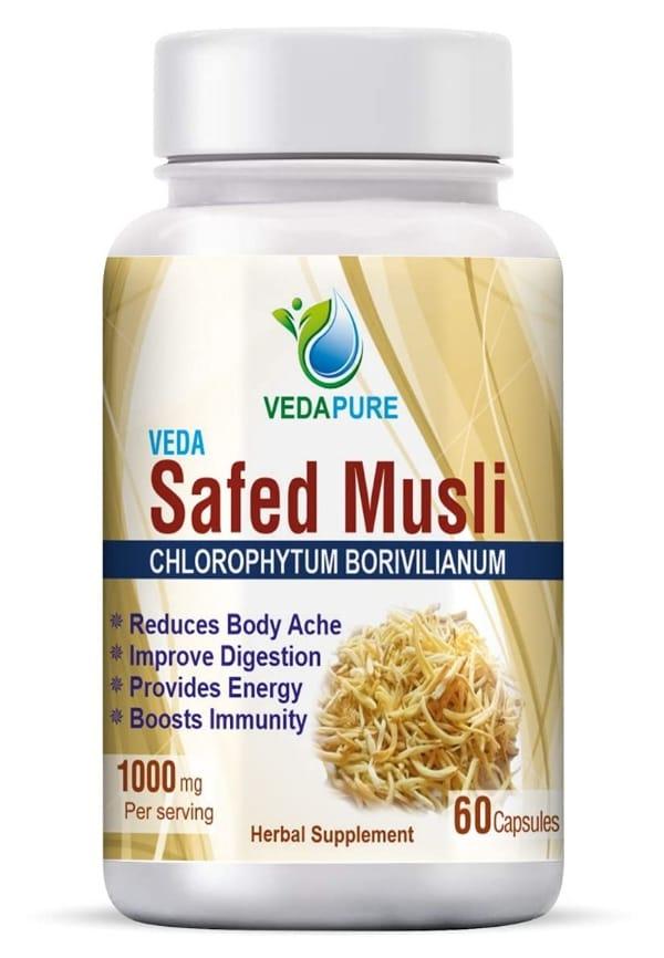 Safed Musli Organic Extract Power For Strength