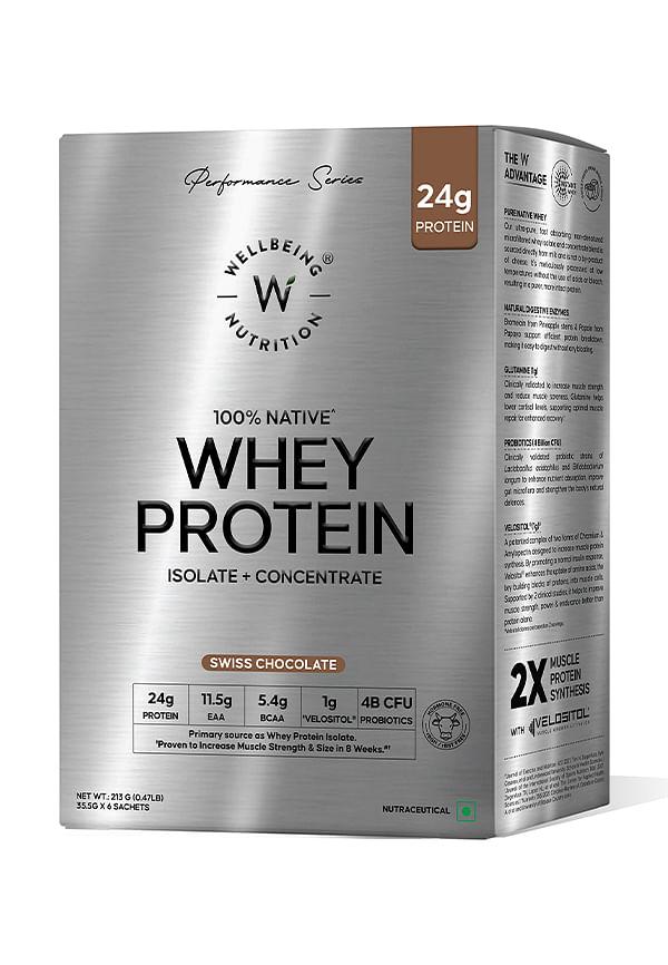 Whey Protein Isolate + Concentrate (Swiss Chocolate)