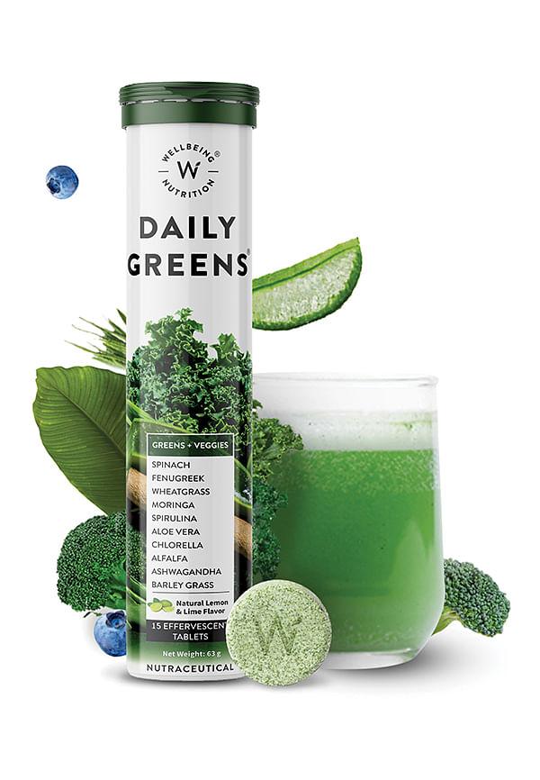 Daily Greens Wholefood Multivitamin -15 Tablets (Pack of 1)