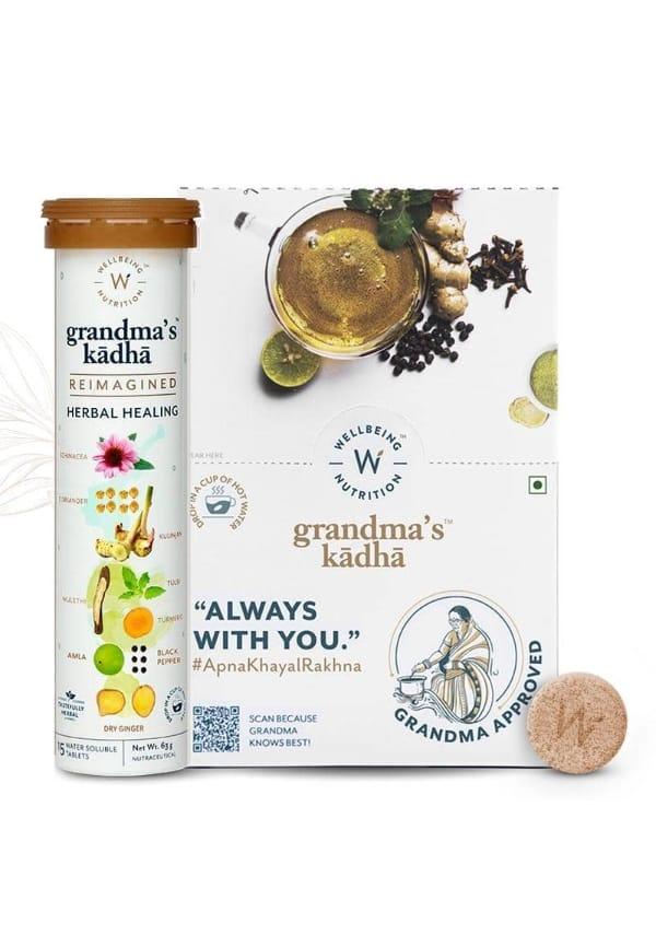 Grandma'S Kadha-Herbal Ayurvedic Kadha - (Pack Of 6 )