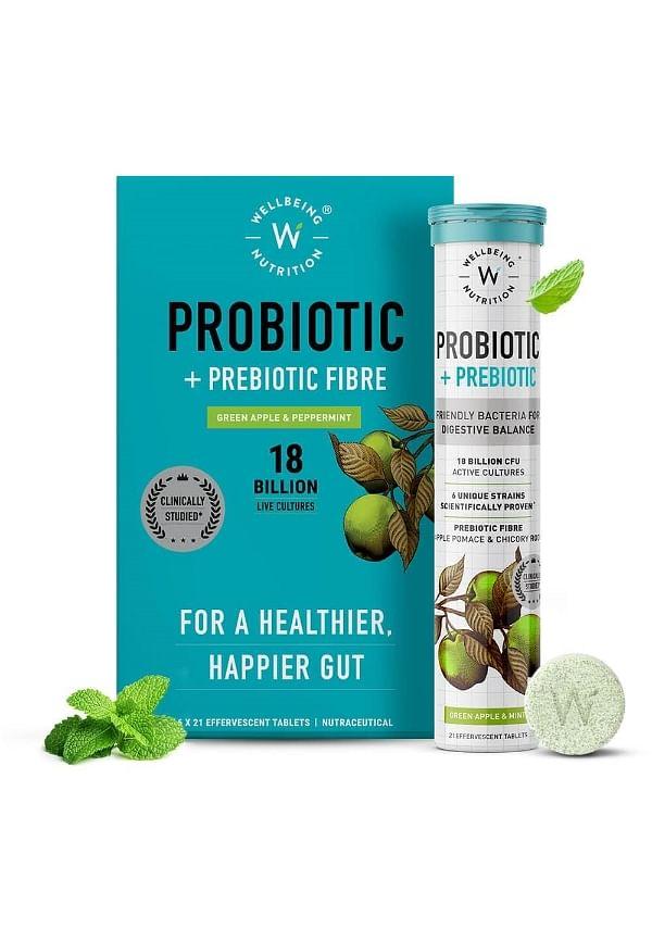 Probiotic + Prebiotic - Complete Digestive Balance - (Pack Of 6 )