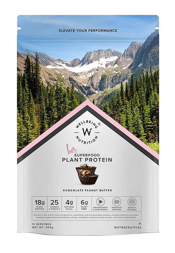 Her Superfood Plant Protein Powder | Chocolate Peanut Butter 500g