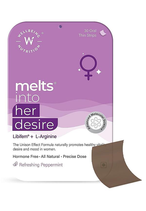 Melts Her Desire | Female Libido Booster to Increase Drive, Stamina and Energy