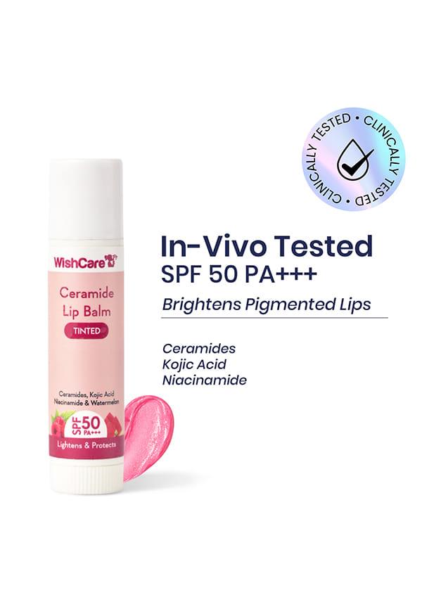 Tinted Ceramide Lip Balm with SPF50 PA+++