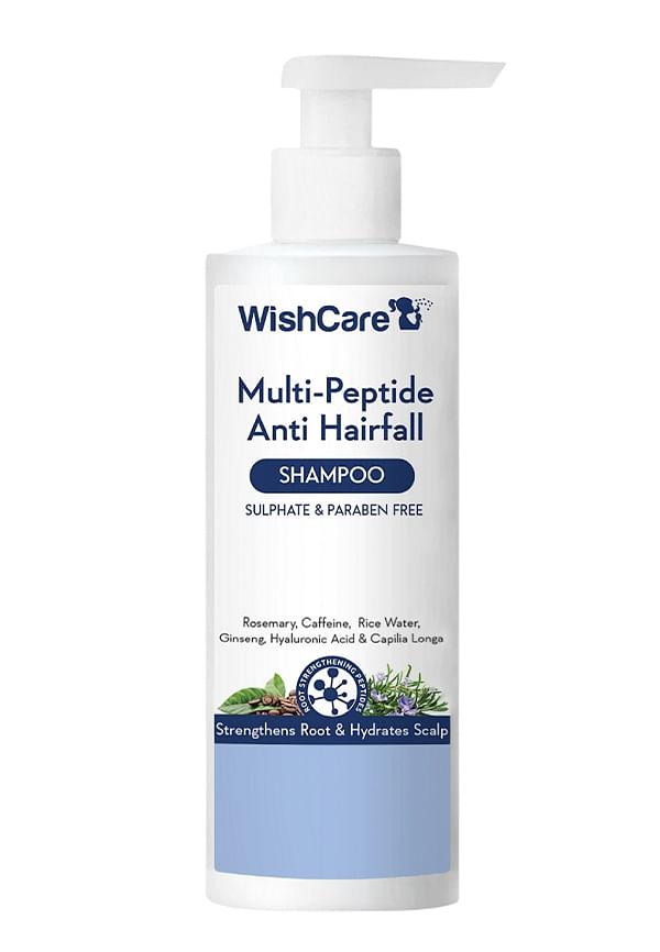 Multi Peptide Rice Water Anti Hairfall Shampoo - Rosemary, Capilia Longa, HA & Caffeine