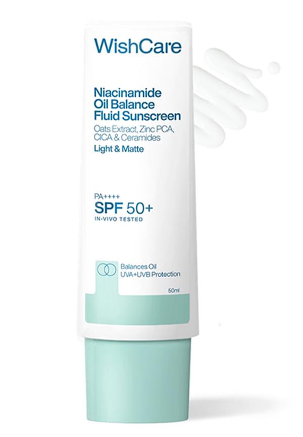 WishCare Niacinamide Oil Balance Sunscreen SPF 50 PA++++ - In-Vivo Tested
