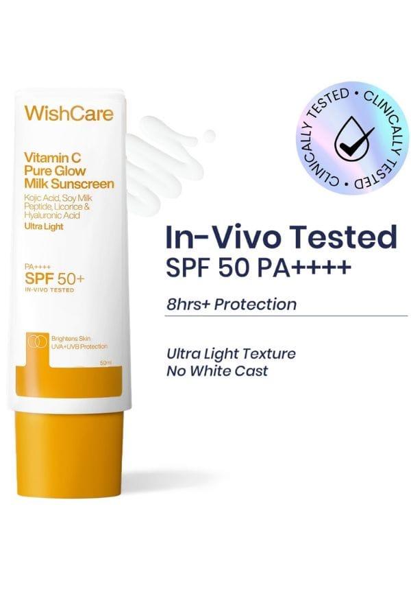 Vitamin C Pure Glow Face Sunscreen SPF 50 PA++++
