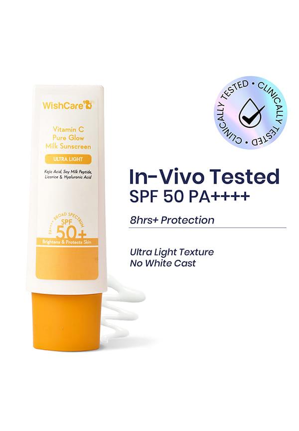 Vitamin C Pure Glow Face Sunscreen SPF 50 PA++++