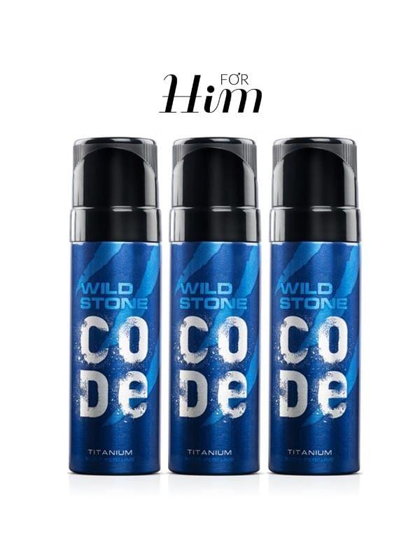 Code Titanium Body Perfume For Men - Combo
