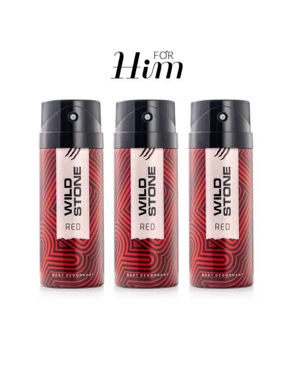 Red Deodorant For Men - Combo