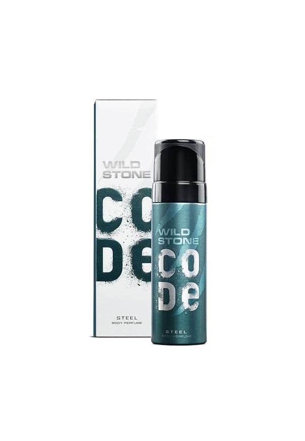 CODE Steel Long Lasting No Gas Body Perfume for Men