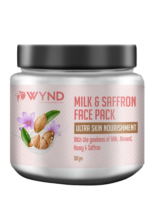 Milk And Saffron Face Pack