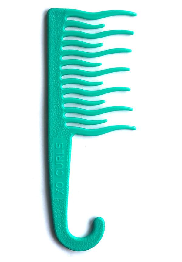 Shower Detangling Comb Green