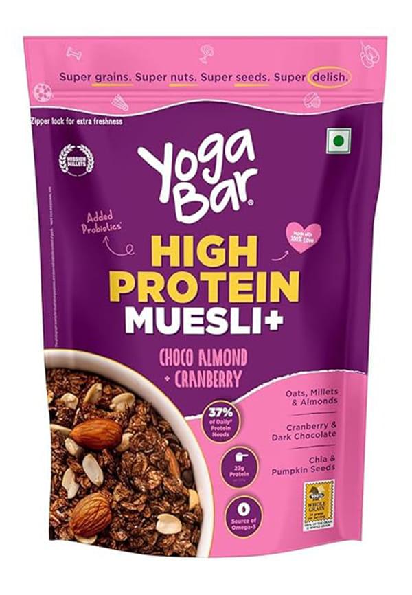 High Protein Muesli Choco Almond & Cranberry