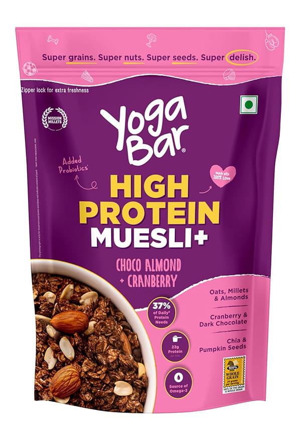 High Protein Muesli Choco Almond & Cranberry