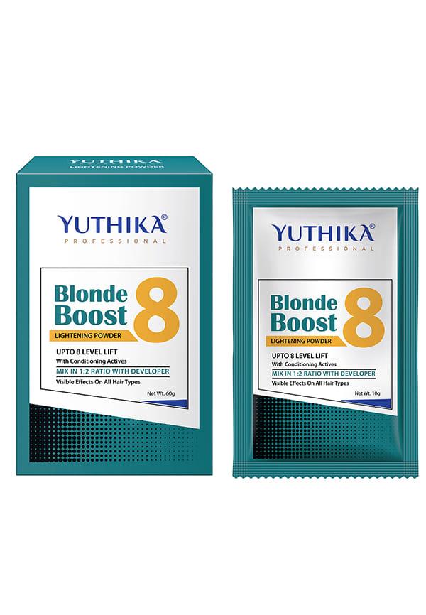 Yuthika Professional Bleach Powder for Hair - Light Blue | 250g Jar | Pack of 1