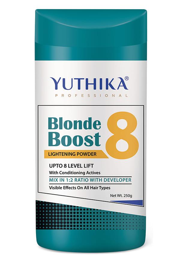 Yuthika Professional Bleach Powder for Hair - Light Blue | 250g Jar | Pack of 1
