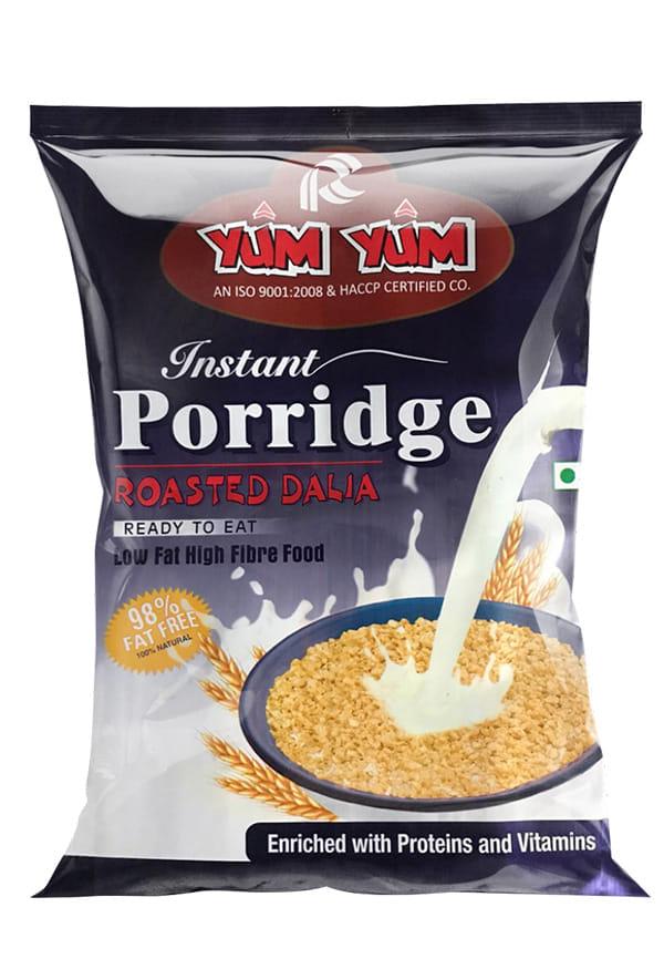 High Fiber Instant Roasted Honey Flavor with Proteins Porridge Pouch