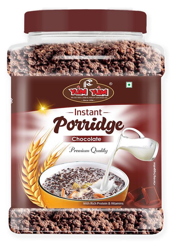 High Fiber Instant Roasted Porridge with Chocolate Flavour