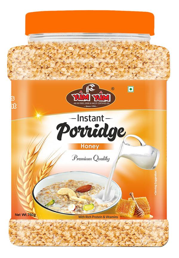 High Fiber Instant Roasted Porridge with Honey