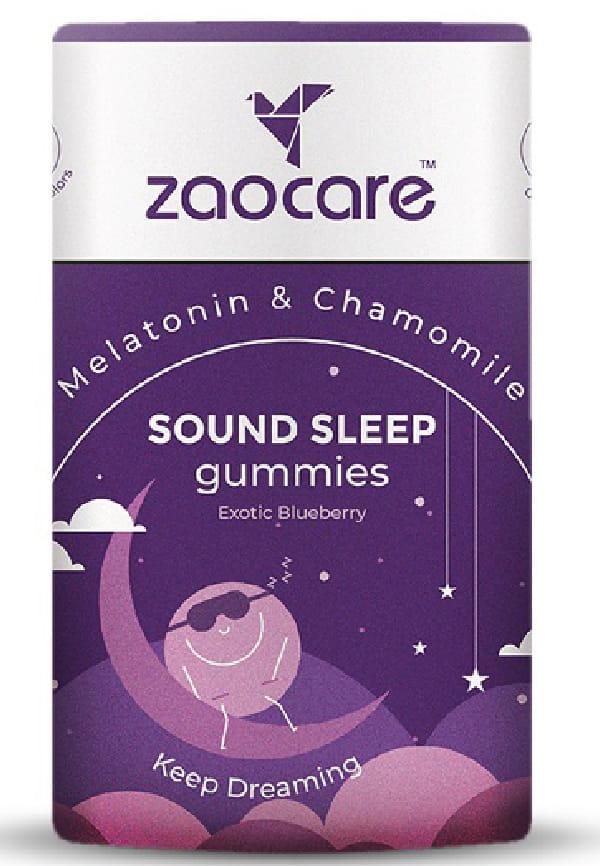 Sound Sleep Gummies | Non Habit Forming | Plant Based | With Melatonin, Chamomile & Ashwagandha
