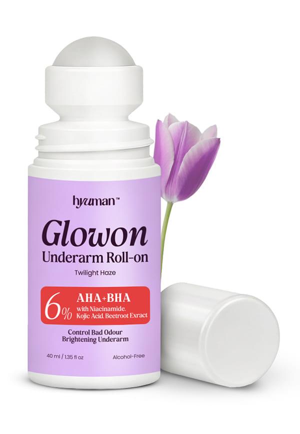 6% AHA BHA with Niacinamide & Kojic Acid Deodorant Roll-on - For Women