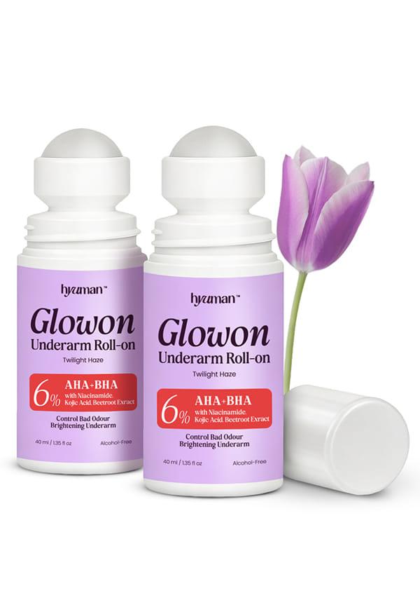 6% AHA BHA with Niacinamide & Kojic Acid Deodorant Roll-on - For Women
