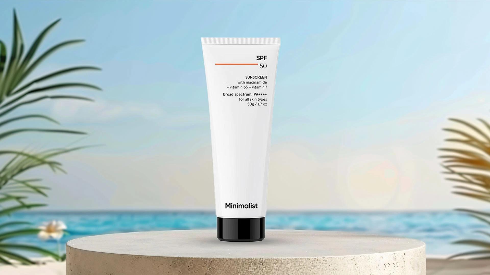 How to Apply Minimalist Sunscreen SPF 50 Daily