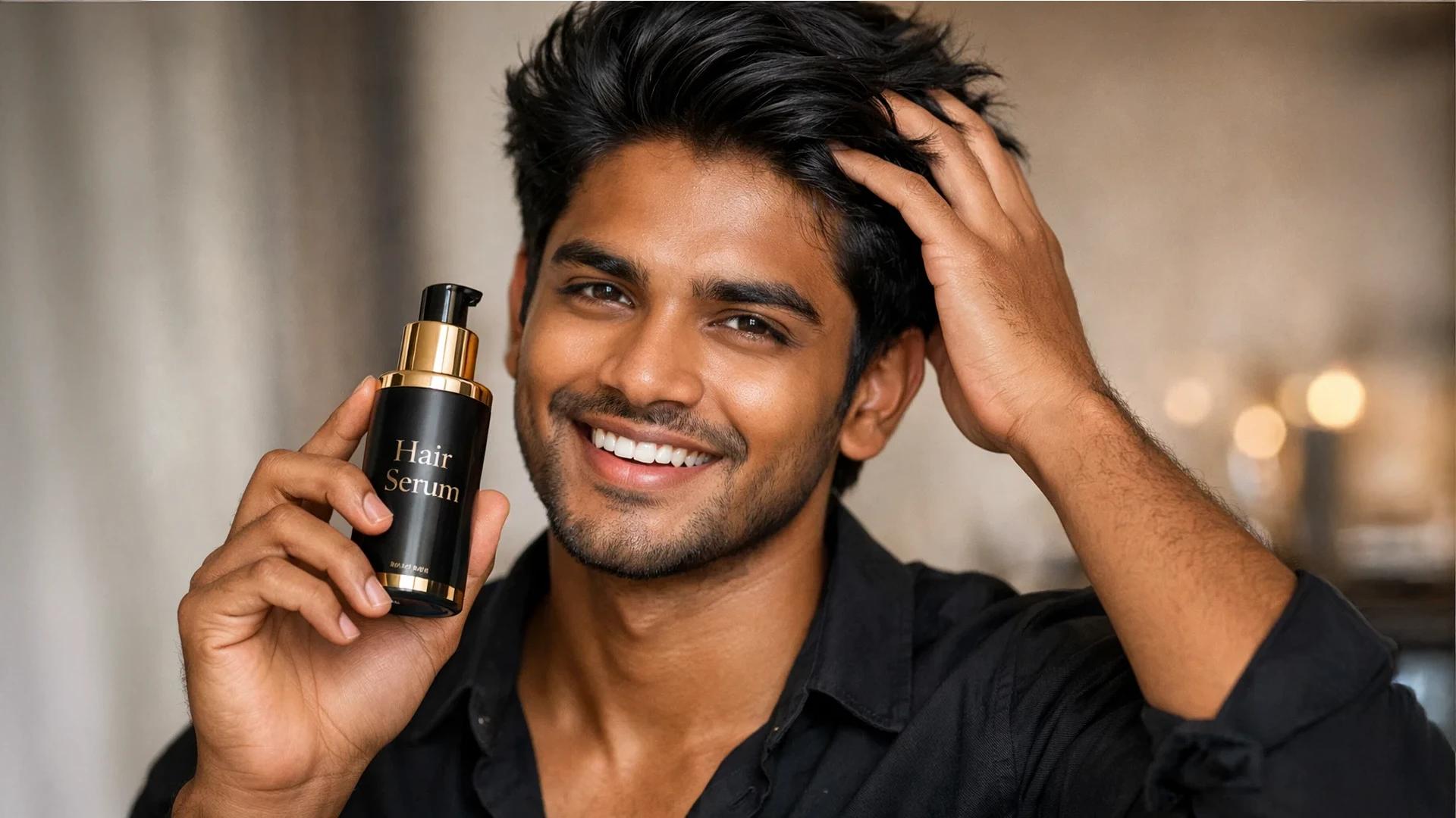 How to Apply Hair Serum for Stronger Men's Hair