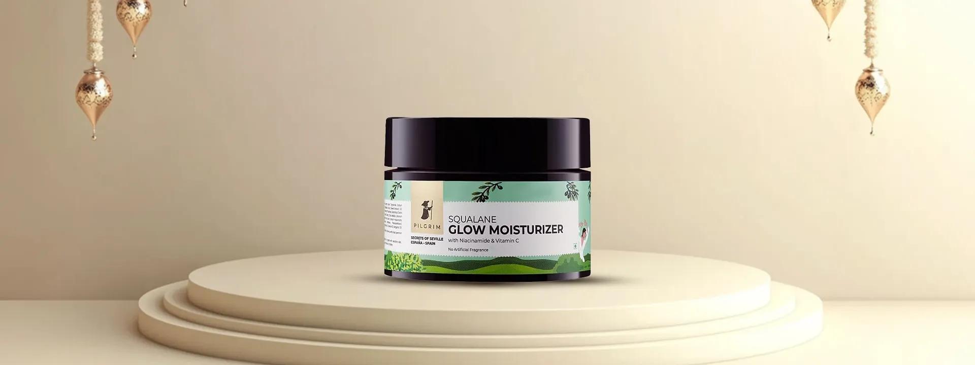 Pilgrim Squalane Moisturizer for Dry, Dull Skin Hydration