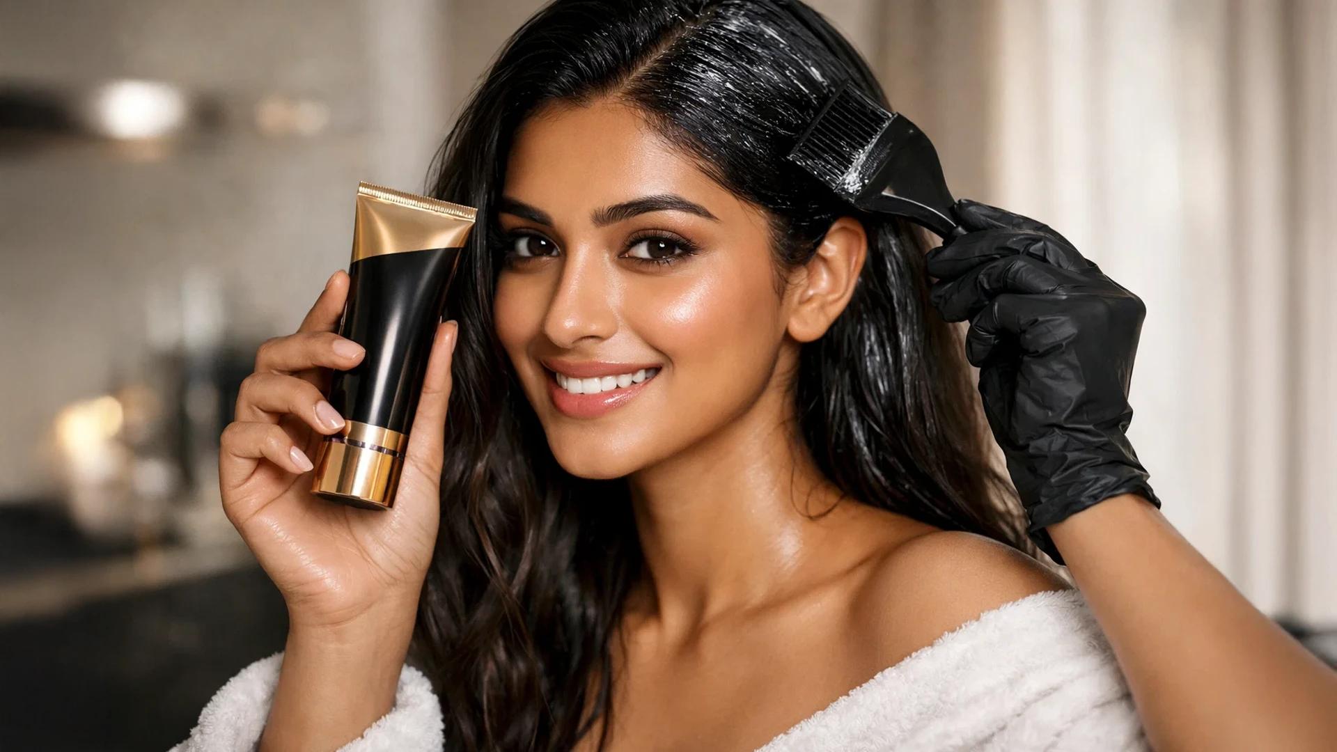 Indus Valley Herbal Hair Color for Safe, Chemical-Free Grey Coverage