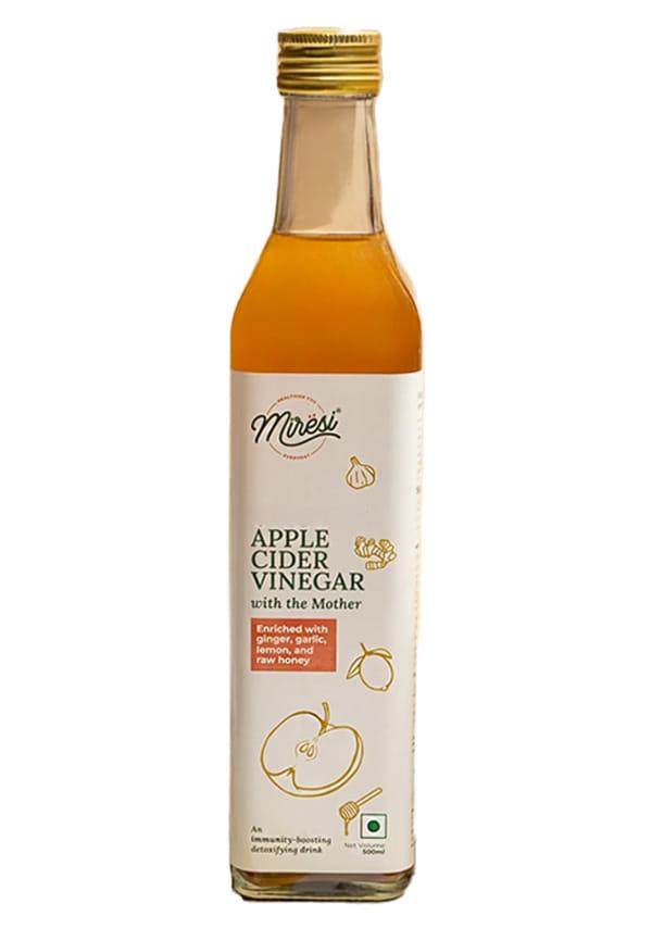 Apple cider vinegar with Mother enriched with Ginger Garlic Lemon and Raw honey