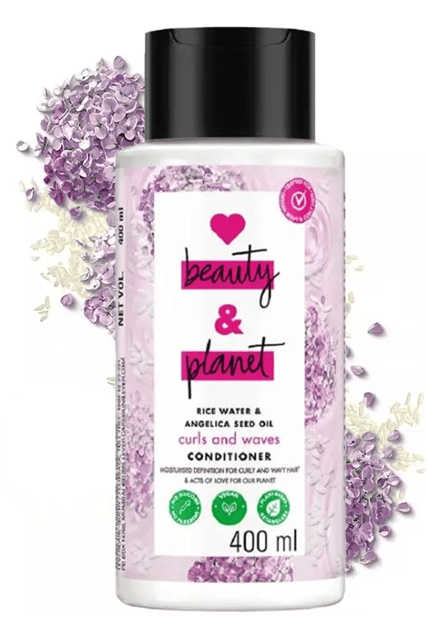 Rice Water & Angelica Seed Oil Silicone Free Conditioner for curly & wavy hair