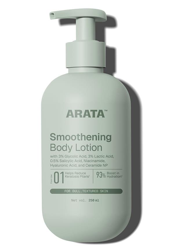 Smoothening Body Lotion | Reduces Bumps, Strawberry Skin and Keratosis Pilaris | With Glycolic, Lactic & Salicylic Acid | Dermatologically Tested | F