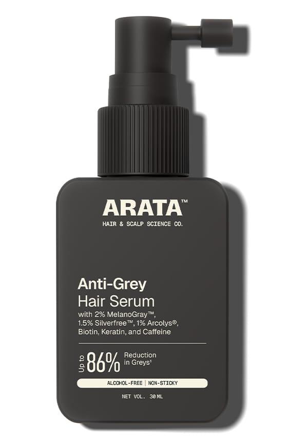 Anti-Grey Hair Serum | Helps Slow Premature Greying | Boosts Melanin Production | With MelanoGray, Silverfree & Arcolys | Biotin, Keratin & Caffeine
