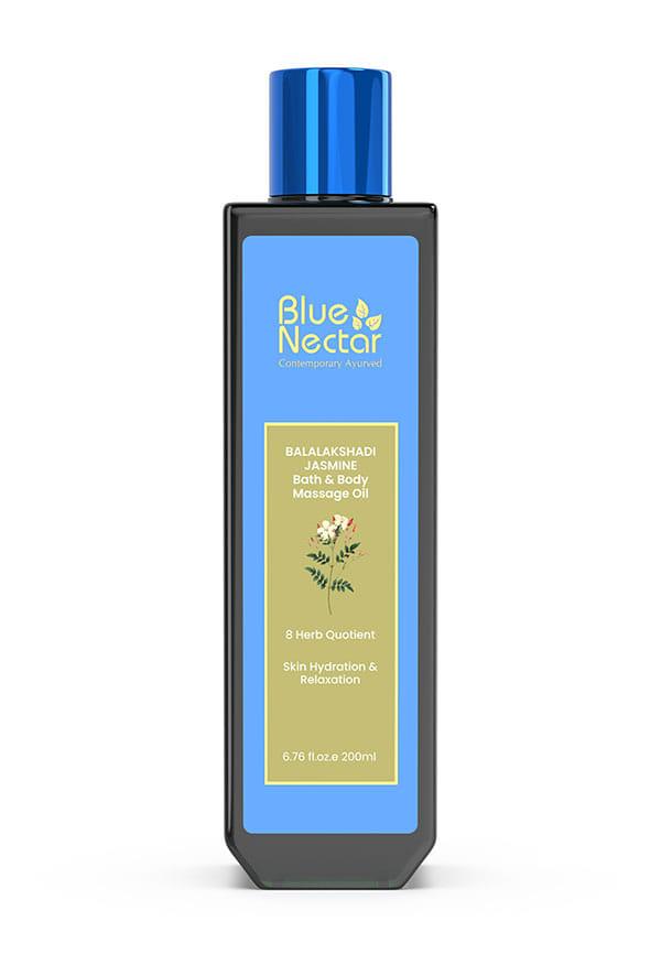 Ayurvedic Aromatic Jasmine Bath and Body Massage Oil 8 Herbs