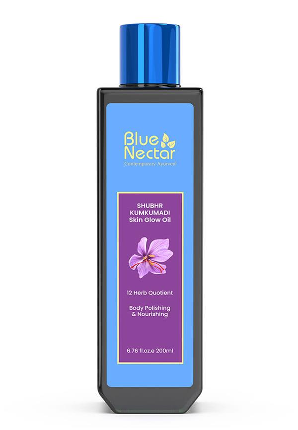 Ayurvedic Body Massage Bio Oil For Stretch Marks, Scars, Aging & Wrinkled Skin 9 Herbs