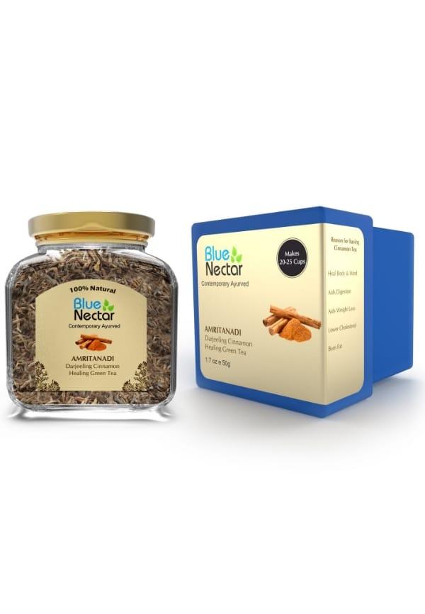 Amritanadi Darjeeling Healing & Slimming Green Tea with Cinnamon